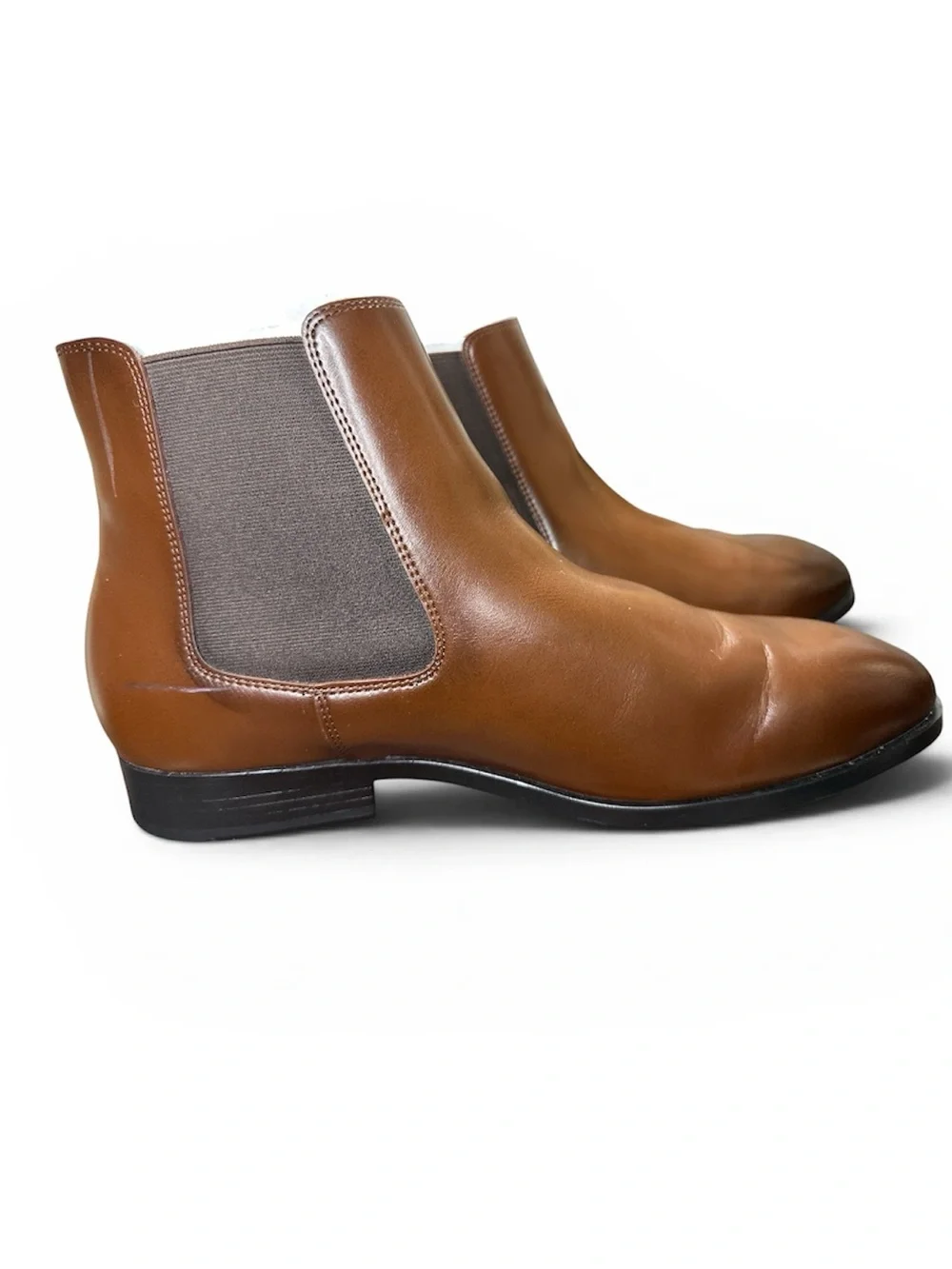 Zara Men’s Brown Leather Chukka Boots size 12 USA